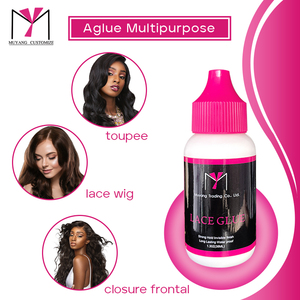MUYANG Remover Adhesive Water Resistant Melting Spray Lace Glue <b>Set</b> <b>Waterproof</b> Clear Hair Wig Glue Customizable Color & Logo - Product Image 4