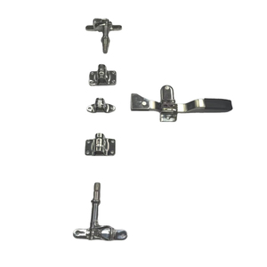 Kit de serrure de porte de camion frigorifique en acier inoxydable 304, serrure à came arrière pour conteneur - Product Image 2
