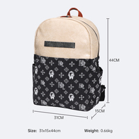 Sac à dos pour ordinateur portable de luxe multi-compartiments, imperméable, grande capacité, pour adolescents, école et voyages