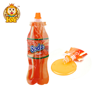 Toptan tatlılar soda şişe şekli sıkmak ekşi reçel meyveli sıvı şeker - Product Image 4