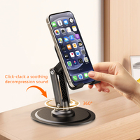 Nouveau support de téléphone magnétique rotatif à 360° flexible et pliable pour iPad, idéal pour une utilisation sur table ou bureau - Vente en gros 2025