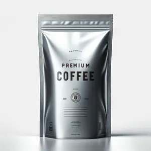 Şeker kahve gıda ambalaj için özel baskılı kahve çanta alüminyum folyo kilitli torba plastik