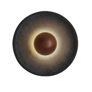 Lampe murale en pierre Wabi Sabi, lumière chaude, décoration de chambre à coucher, chevet, salon, couloir - Product Image 5