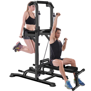Nouvel Arrivage Tour de musculation multifonctionnelle pour usage domestique, avec barre de traction, station de dips et fonction de tractions assistées - Product Image 5