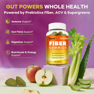 Gomitas de Fibra de Alta Calidad de Marca Privada con Vitamina C para el Metabolismo y la Salud Digestiva en Adultos - Product Image 4