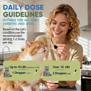 Complément alimentaire pour chiens et chats No Poo Drops pour arrêter de manger les excréments, avec probiotiques, poudre de citrouille, enzymes, fructo-oligosaccharides - Product Image 5