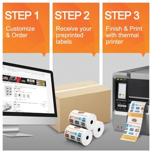 Rollos de Papel Térmico con Logotipo Personalizado, 80x80mm 57x40mm, Rollo de Papel para Cajeros Automáticos - Product Image 6