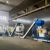 Machine de fabrication de granulés d'aliments pour animaux et volailles pour bétail Granulateur pour aliments Ligne de granulation