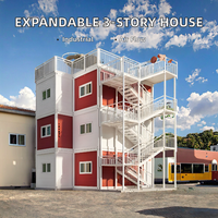 20ft Expandable Container Modular House Mobile Office Detachable Container House Mobile Office