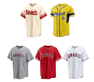 Nouveau maillot de baseball Los Angeles cousu 2025 OHTANI 17 avec tous les logos pour hommes - Product Image 5