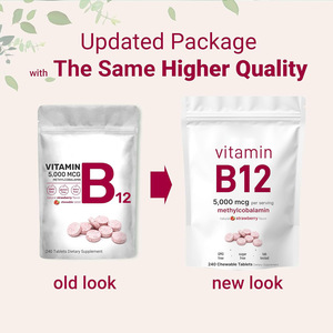 <span class=keywords><strong>B12</strong></span> <span class=keywords><strong>Methylcobalamin</strong></span> Aktif, Pendukung Energi & Saraf, Bebas Gula - Product Image 3