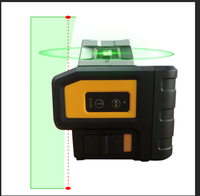 Niveau Laser croisé 12 lignes avec 2 points d'aplomb, niveau Laser Vertical et Horizontal à faisceau vert