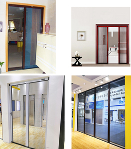 Aluminum Alloy Frame Pleated Mesh Folding <strong>Screen</strong> <strong>Doors</strong> Blinds Components <strong>Patio</strong> Insect Sliding <strong>Fly</strong> <strong>Screen</strong> <strong>Door</strong> - Product Image 4