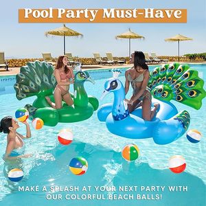 Pelota de Playa Clásica con Logotipo Personalizado, Juguetes Inflables para Piscina, Juegos para Adultos y Niños, Artículos para Fiestas de Cumpleaños, Set Combinado - Product Image 4