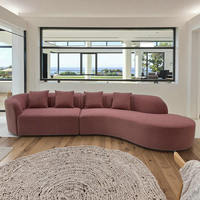 Offre Spéciale de canapé moderne Villa Canapé d'angle modulaire Teddy Bear Guesthouse Canapé en tissu
