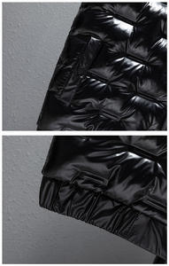 Gilet matelassé à fermeture éclair pour hommes, respirant, imperméable, chaud, d'hiver, décontracté, polyester, coton, manches utilitaires, essentiel du photographe - Product Image 5