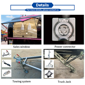 Chariot de nourriture mobile, hot-dog, <span class=keywords><strong>kebab</strong></span>, remorque alimentaire, hamburger, tacos, camion de nourriture personnalisé Cosmomove avec cuisine complète, États-Unis - Product Image 4