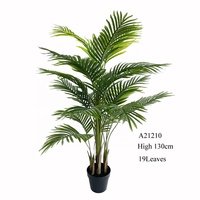 Tops Sales Künstliche Kokosnuss Mini Palmen 90 120 150 180cm Blätter Fuchsschwanz Bambus Outdoor Indoor Kanada Dekoration im Topf
