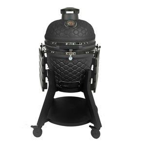 Parrilla de Carbón Cerámica AUPLEX Premium de 22 Pulgadas con Altura Ajustable <span class=keywords><strong>y</strong></span> Acabado Mate, Kamado para Exteriores, <span class=keywords><strong>Asador</strong></span> de Carbón - Product Image 5
