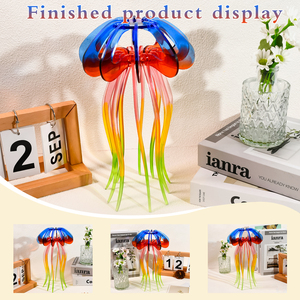 LEQU Kit de Moldes de Silicona de Medusas Divertidas y Alegres, Moldes 3D Reutilizables para Manualidades, Resina, Arte y Decoración - Product Image 3