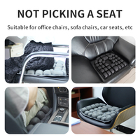 Coussin de siège gonflable confortable pour le soulagement de la douleur du coccyx hémorroïde Support optimal pour le coussin de siège de jeu de tapis d'assise longue durée