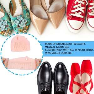 Pemisah Jari Kaki Gel Lembut dan Bernapas Bahan Baru  Sangat Baik untuk Lepuh, Nyeri di Bagian Depan Kaki, Kaki Diabetik, Bantalan Bagian Depan Kaki, Penyangga Jari Kaki - Product Image 6