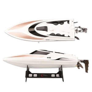 Bateau télécommandé sans fil SJY-H102 28 km/h à grande vitesse, jouet pour enfants avec retournement automatique, cadeau de course RC en métal pour expert - Product Image 4