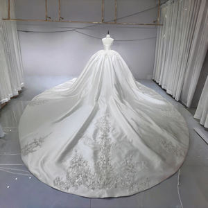 Vestidos de Novia de Tul con Cuentas de Satén Royal Sweetheart Jancember JFH47 <span class=keywords><strong>para</strong></span> Niñas - Product Image 2