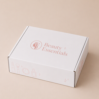 Boîte en carton ondulé E Flute certifiée FSC, design personnalisé imprimé, écologique, recyclable, avec inserts intérieurs pour l'expédition e-commerce