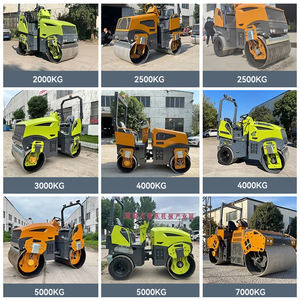 เครื่องอัดลูกกลิ้งไฮดรอลิกเต็มรูปแบบลูกกลิ้งถนนแบบดรัมคู่6ton 3ton 2ton 1ton สำหรับเครื่องจักรก่อสร้าง - Product Image 4