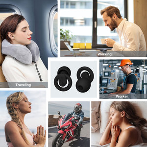 Hearing Protection Noise Cancelling Ear <b>Plugs</b> for Sleep Noise Reduction for Sleeping Noise Reduction Silicone - Product Image 2