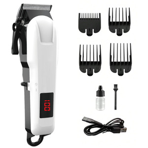 Juego <span class=keywords><strong>de</strong></span> cortapelos profesional, kit <span class=keywords><strong>de</strong></span> cortapelos eléctrico <span class=keywords><strong>de</strong></span> peluquero, compra en línea, cortapelos para hombres, <span class=keywords><strong>barba</strong></span> - Product Image 1