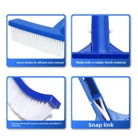 Accessoires de nettoyage de piscine brosse de piscine sous vide en plastique environnemental de haute qualité pour outils de nettoyage de piscine de piscine