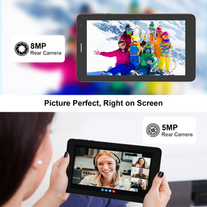Nouvelle tablette PC Android 16 de 7 pouces, 8 Go + 256 Go, appareil photo 5 MP + 8 MP, processeur quadricœur 1,3 GHz, Wi-Fi 5G, USB-C, écran capacitif, résolution 1024 x 600 - Product Image 4