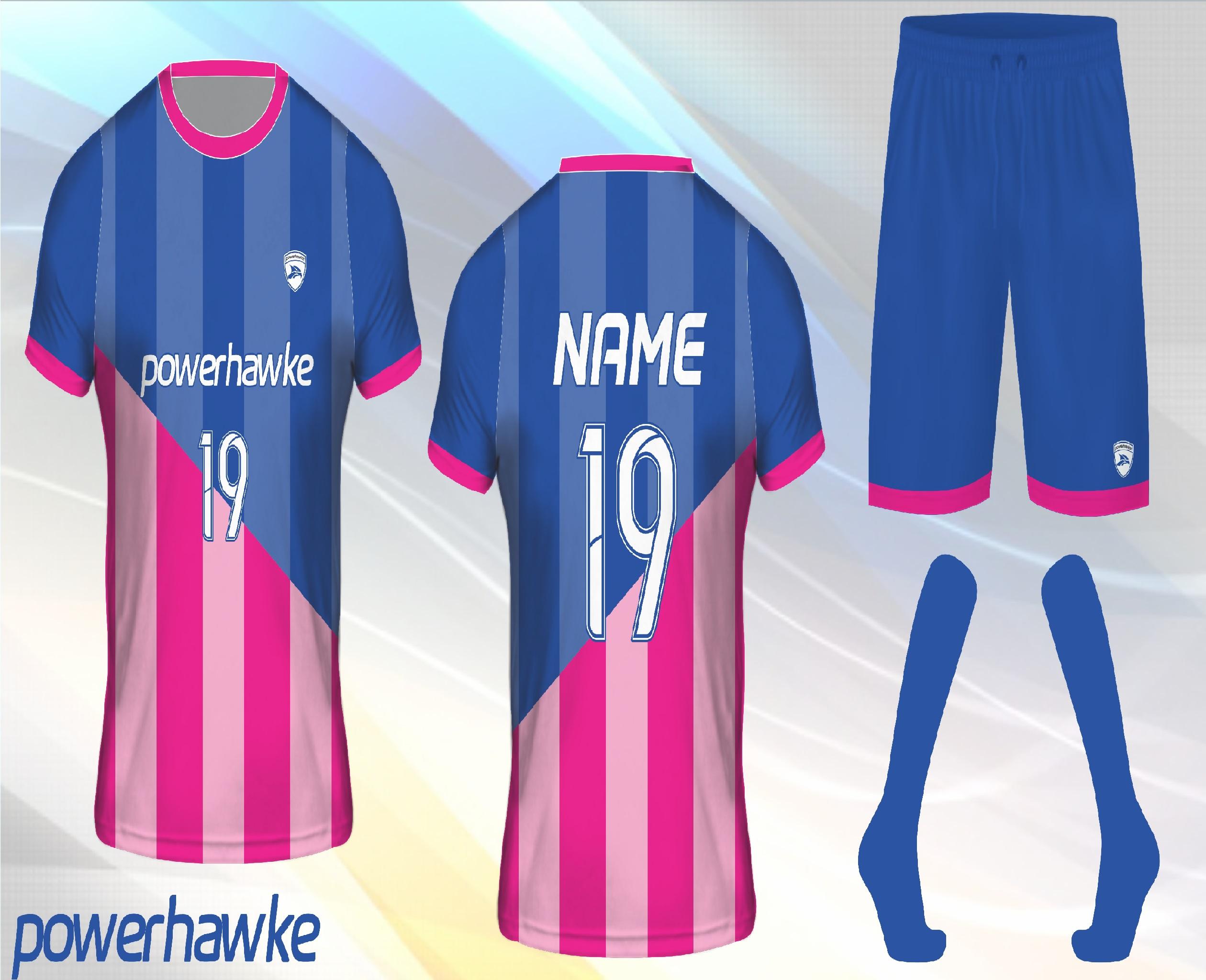 สีฟ้าและสีชมพู