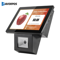 Verificador de Precios de 8 Pulgadas con Escáner, Escáner de Código de Barras Digital de Montaje en Pared, Lector de Precios, Windows, Android