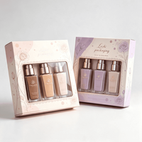 Boîte en carton pliable pour emballage de maquillage, cosmétiques, vernis à ongles et huiles, recyclable, biodégradable, écologique, impression personnalisée, beauté