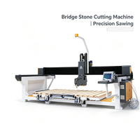 Scie à pont 3D pour marbre et granit 3220, routeur CNC à cinq axes pour la découpe et la sculpture de pierres de forme irrégulière avec aspiration CCD