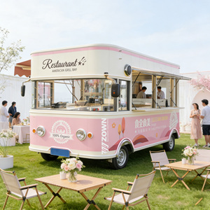 Innovatively designed mobile food trucks, fully equipped food trucks, <b>trailer</b>-style food trucks. - Product Image 1