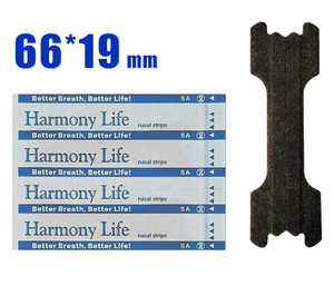 Bandes nasales améliorées anti-ronflement en non-tissé noir, certifiées CE, <span class=keywords><strong>pour</strong></span> un soulagement respiratoire nasal, respectueuses de l'environnement - Product Image 1