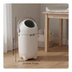 Poubelle à couches anti-odeur personnalisée, poubelle à déchets séparée, poubelle à couches pour bébé, poubelle de cuisine Kawaii pour l'élimination des couches - Product Image 5