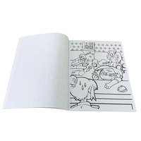 Venta caliente Encuadernación perfecta libro de colorear de tapa blanda