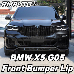 For BMW X5 G05 Car Front Bumper Spoiler Lip Carbon Fiber <b>Splitter</b> Bumper Guard Protector Body Kit Car Accessories 2019-2022 - Product Image 4