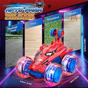 2,4G <span class=keywords><strong>Control</strong></span> remoto ligero 360 grados técnico todoterreno RC camión volquete de juguete para niños - Product Image 5