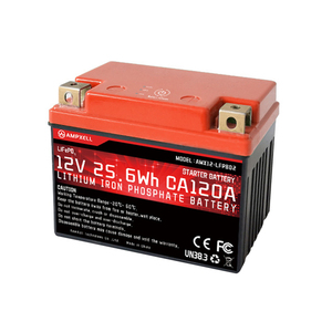 Powersports Snowmobile Accessories 12V CCA70 2Ah 12.8V Battery , Lead-<b>free</b> Light <b>Weight</b> for Cranking Motorcycle AMX12-LFPS02 Sno - Product Image 3