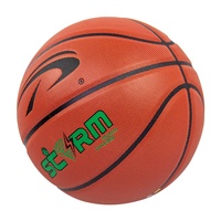 Ballon de basketball PSYCHE Orange gonflable en cuir PU avec logo personnalisé, taille officielle 7, Storm pour entraînement, ajustement joueur