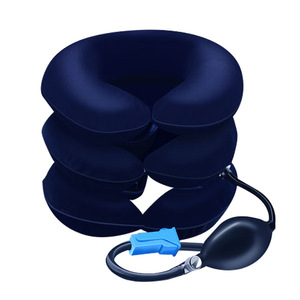 Dispositivo de Tracción Cervical Inflable Xishang para el Hogar, Fijador de Estiramiento Portátil, Soporte para el Cuello, Protector de Cuello, Forro Polar Tejido - Product Image 1