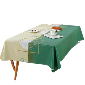 PVC Tablecloth Rectangular Waterproof Oilproof Heat Resistant Home Use Washable Printed Pattern <b>Table</b> Cover - Product Image 5