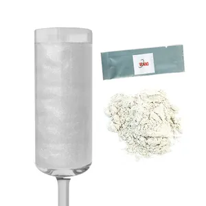 Glitter commestibili 2.5g confezione a forma di barra glitter bianco commestibile per bevande