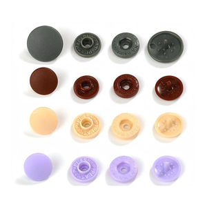 Attaches-pression Binchen 9 mm, rondes, en résine, invisibles, pour vêtements, sacs à dos et autres articles vestimentaires. Couleurs personnalisées disponibles. - Product Image 1